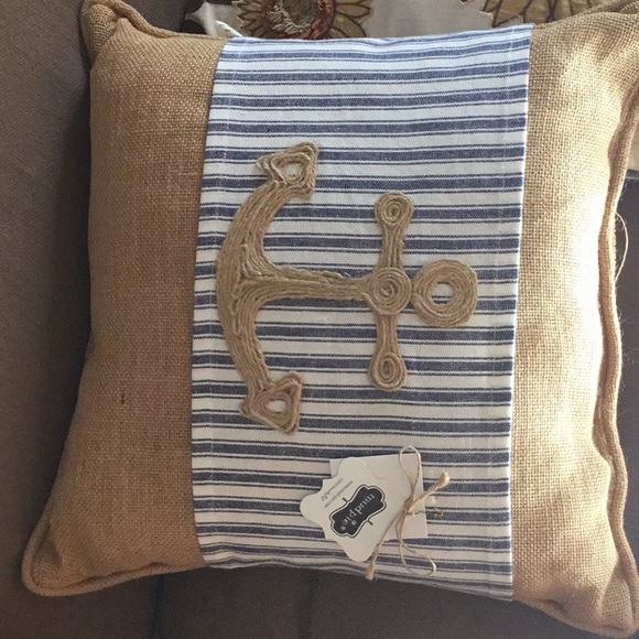 Mud Pie Anchor Pillow Wrap - Picture 4 of 4